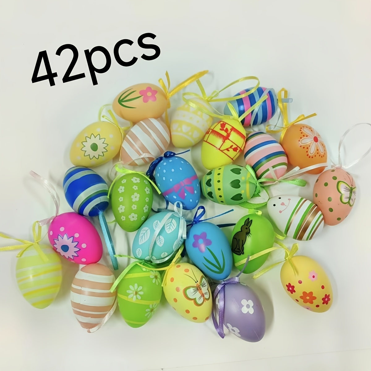 Gift For Her/him Exquisite Colorful Random Pattern Holiday Easter Eggs Add A Easter Atmosphere To Home Parties. Used As Decorative Pendants Or As Holiday Surprise Gifts In 42sets Of Easter Eggs