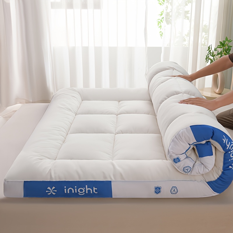 1pc solid color ultra soft three dimensional thick mattress a must have for home bedrooms a new thickened three dimensional mattress a foldable design for   suitable for two people ideal for dormitories apartments and renters