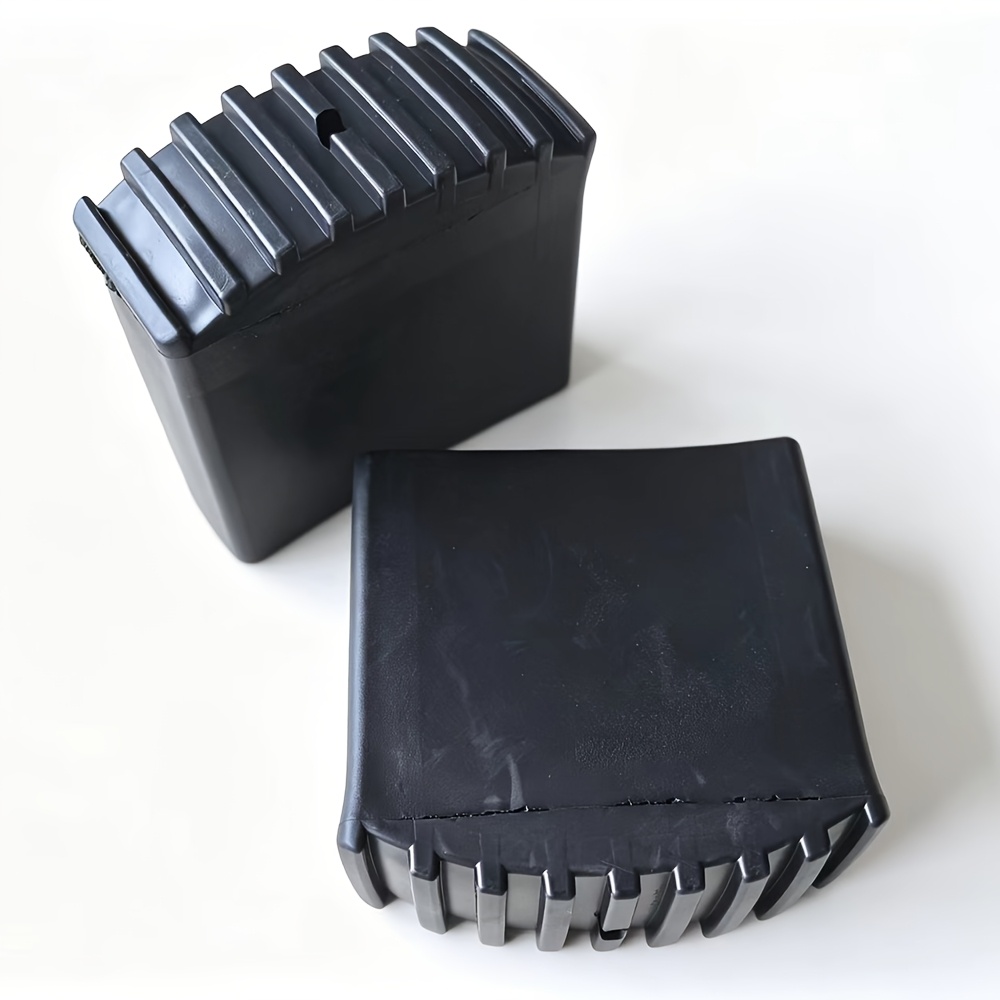 Image of 2pcs Inner Size 2.48 X Inches Folding Ladder Feet, Home Furniture Leg Protectors, Folding Ladder Rubber Feet, 6ft Attic Ladder Foot Covers, Ladder Feet Additions, Anti-slip Pads