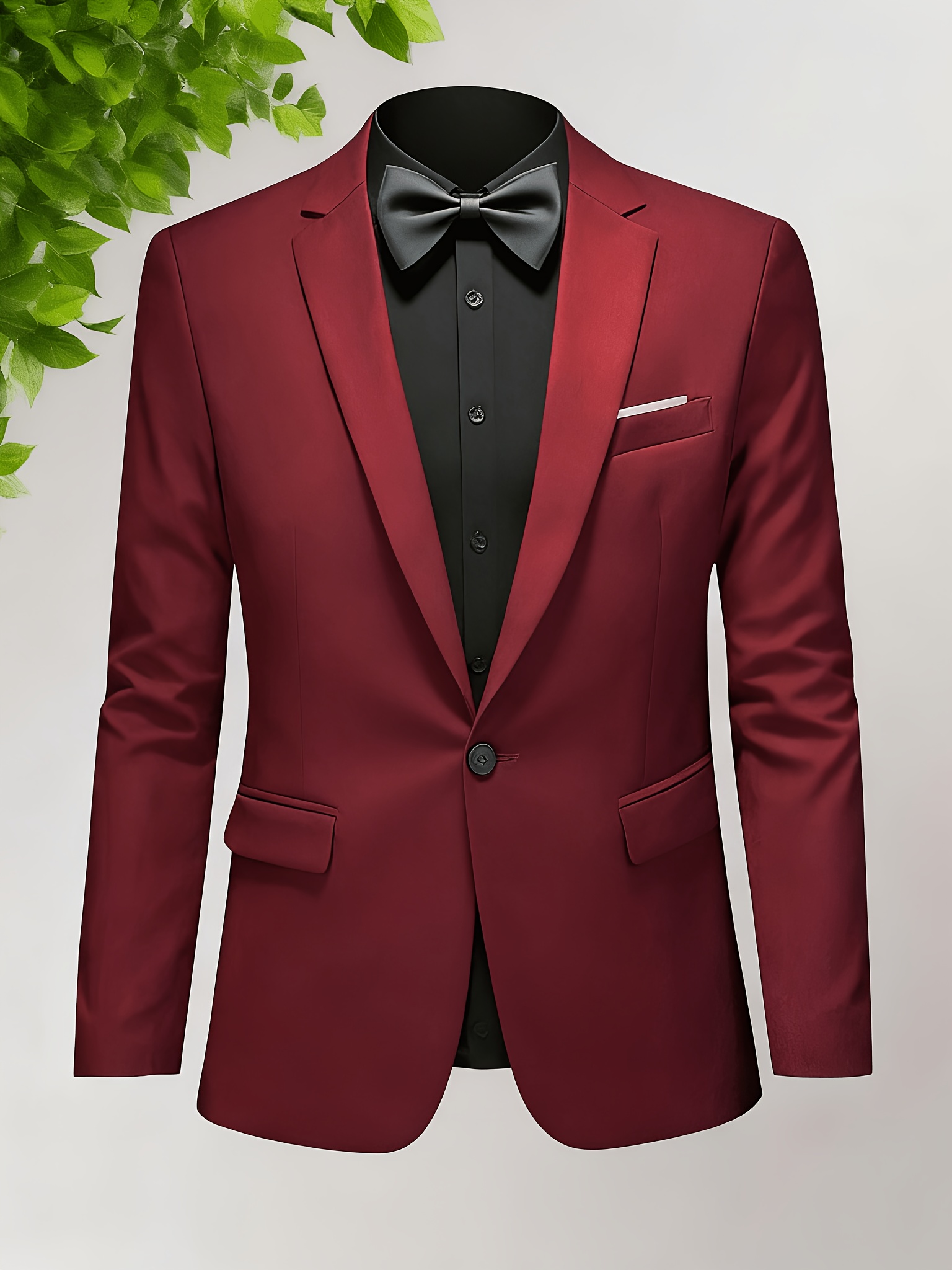 item picture a mens casual suit jacket   lightweight suitable for spring summer and autumn this single button basic suit jacket is ideal for business weddings and formal events jacket  