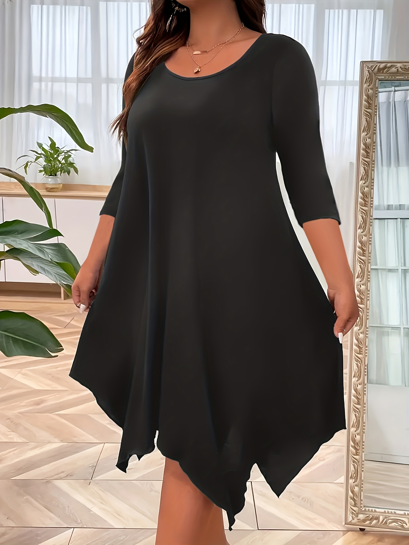 slim fit dress slacks Plus Size Wrap Around Dress - Cute Plus Size Dresses