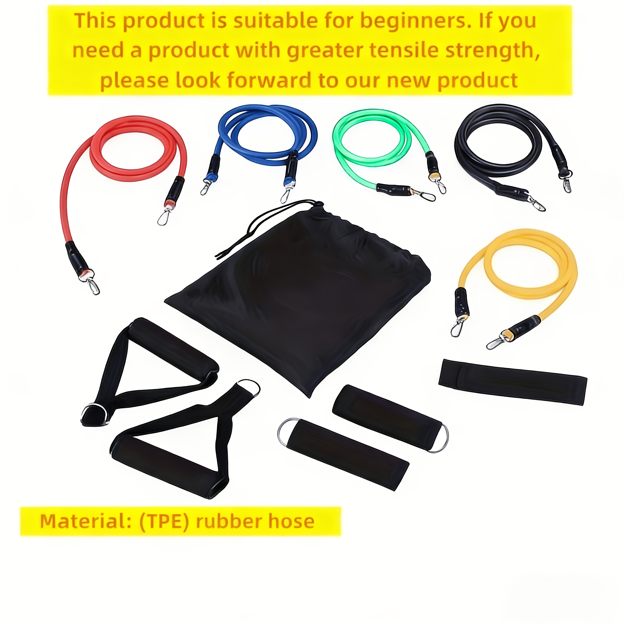 11pcs Multi-Functional Tension Rope Training Set