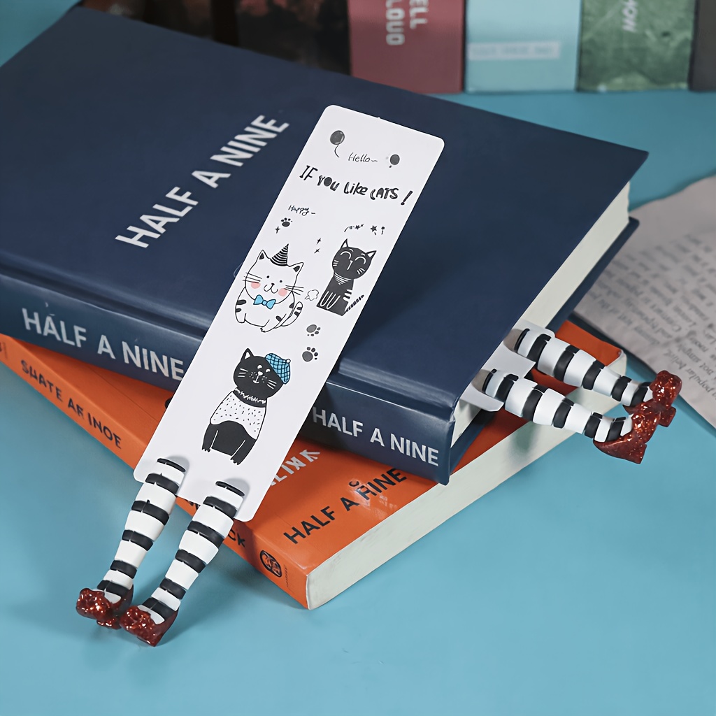 TEMU Marcapáginas de a para organizadores de libros, regalos adorables para lectores - Marcador de lectura - Diseños de marcapáginas y divertidos