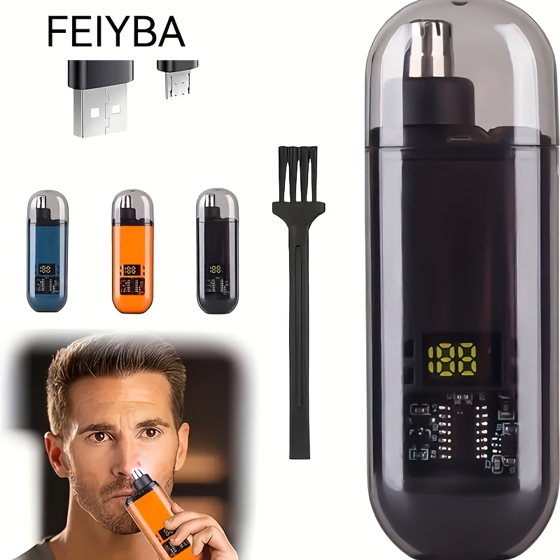 newly     charging type for   men and women professional   nose hair trimming battery   double   blade easy to clean compact easy to   to clean long  