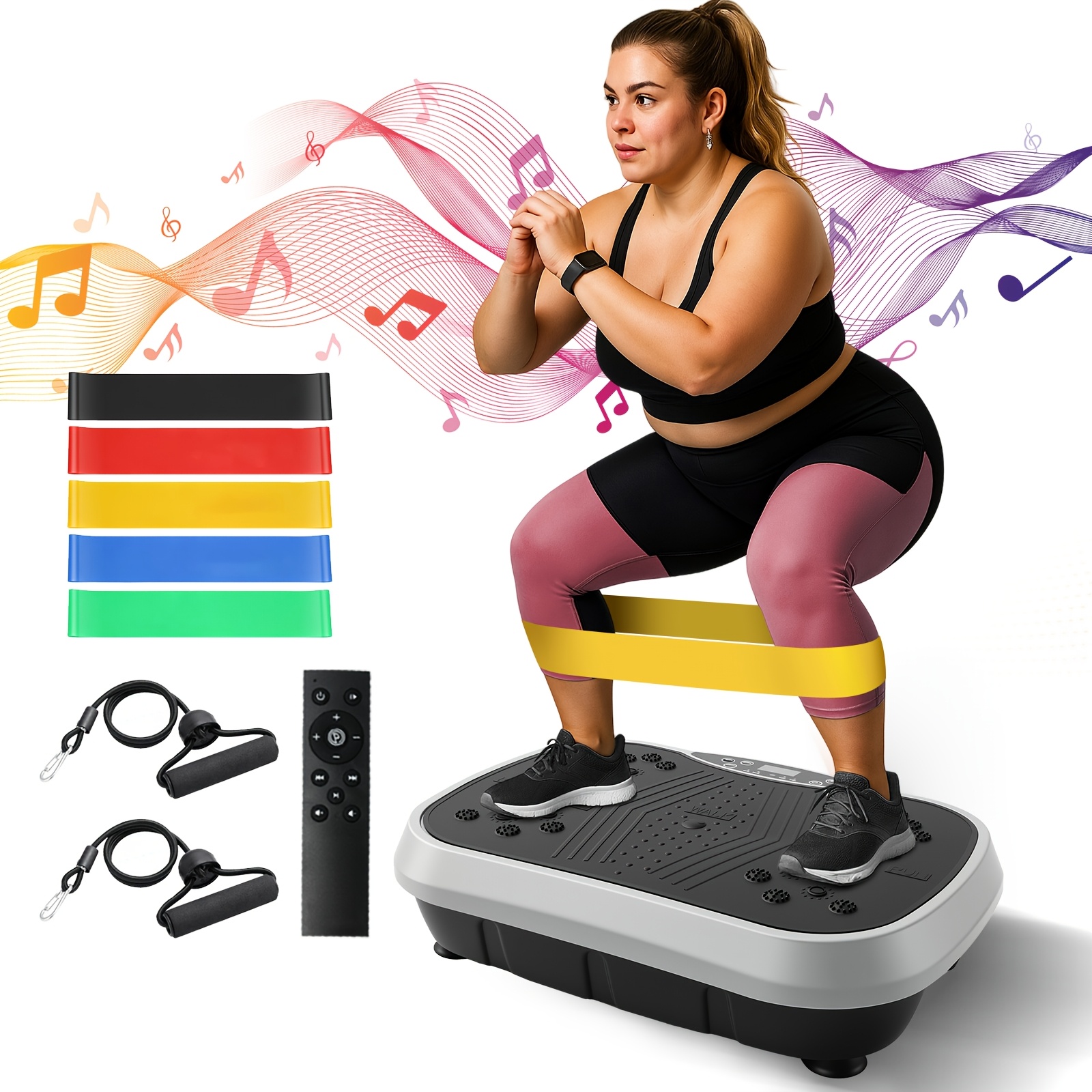 vibration plate exercise machine 9 program 200 - Temu