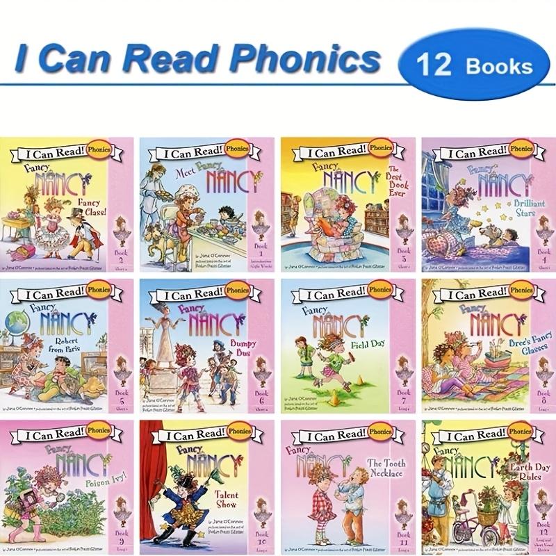 12 books phonics     english picture pocket book   reading   reading educational book for early readers birthday gift school family reading materials language development halloween christmas Product details 1