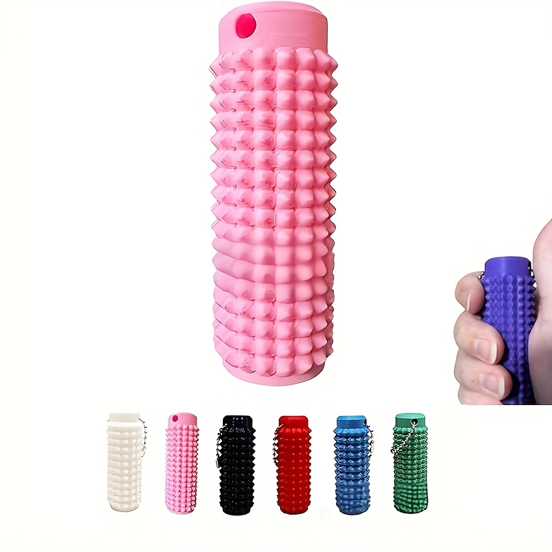 Little Ouchies Fidget Toy, Spike Roller Toy, Adults Pain Stim Fidget Toy, Sensory Toy For Anxiety Relief Skin Picking, Press And Rotate Adults Spiky Sensory Toys (Yellow