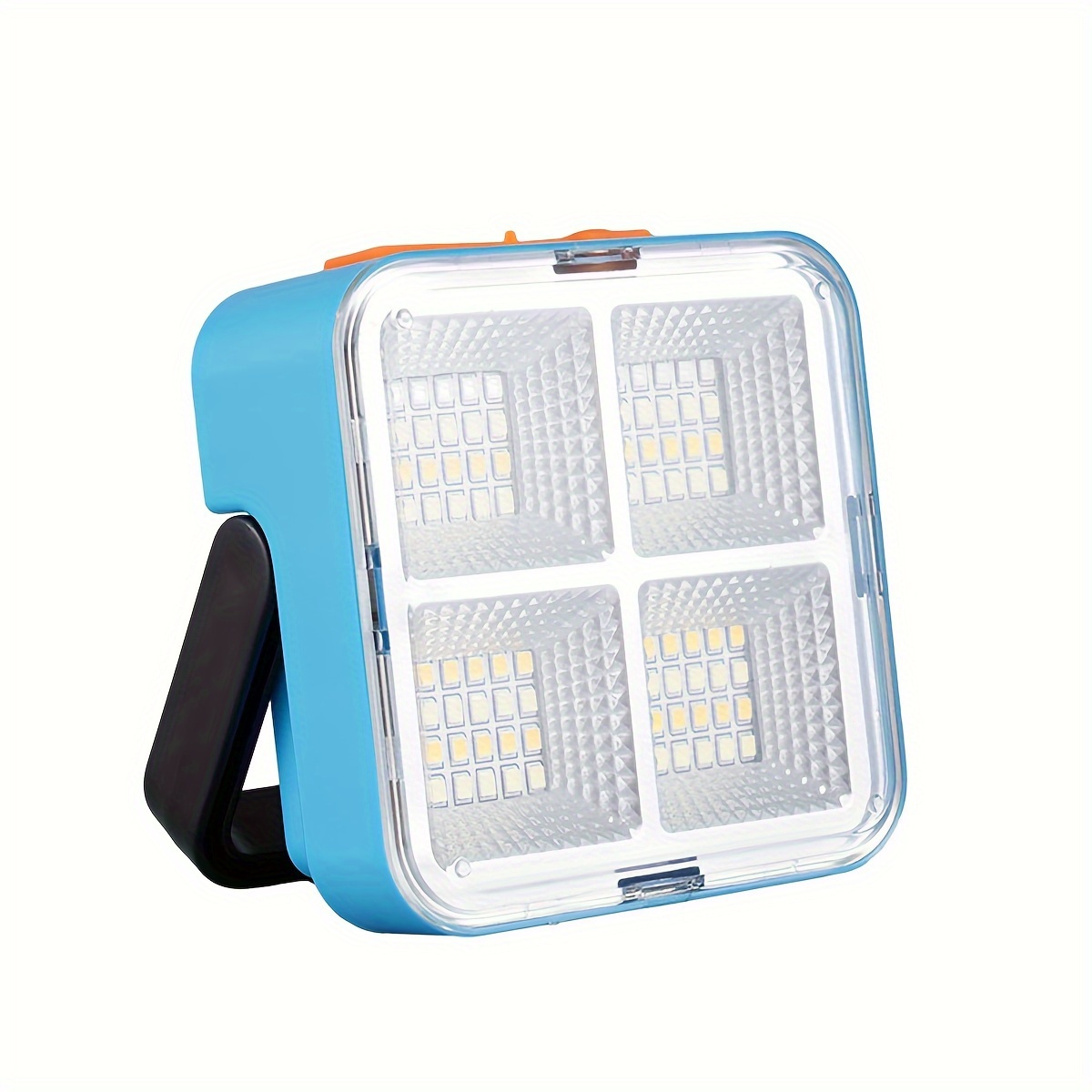 TEMU 1pc Solar Camping Lantern 4 Adjustable , Solar Usb Rechargeable, Multifunctional Searchlight With Bracket&hook. Ideal For Camping, , , And Power