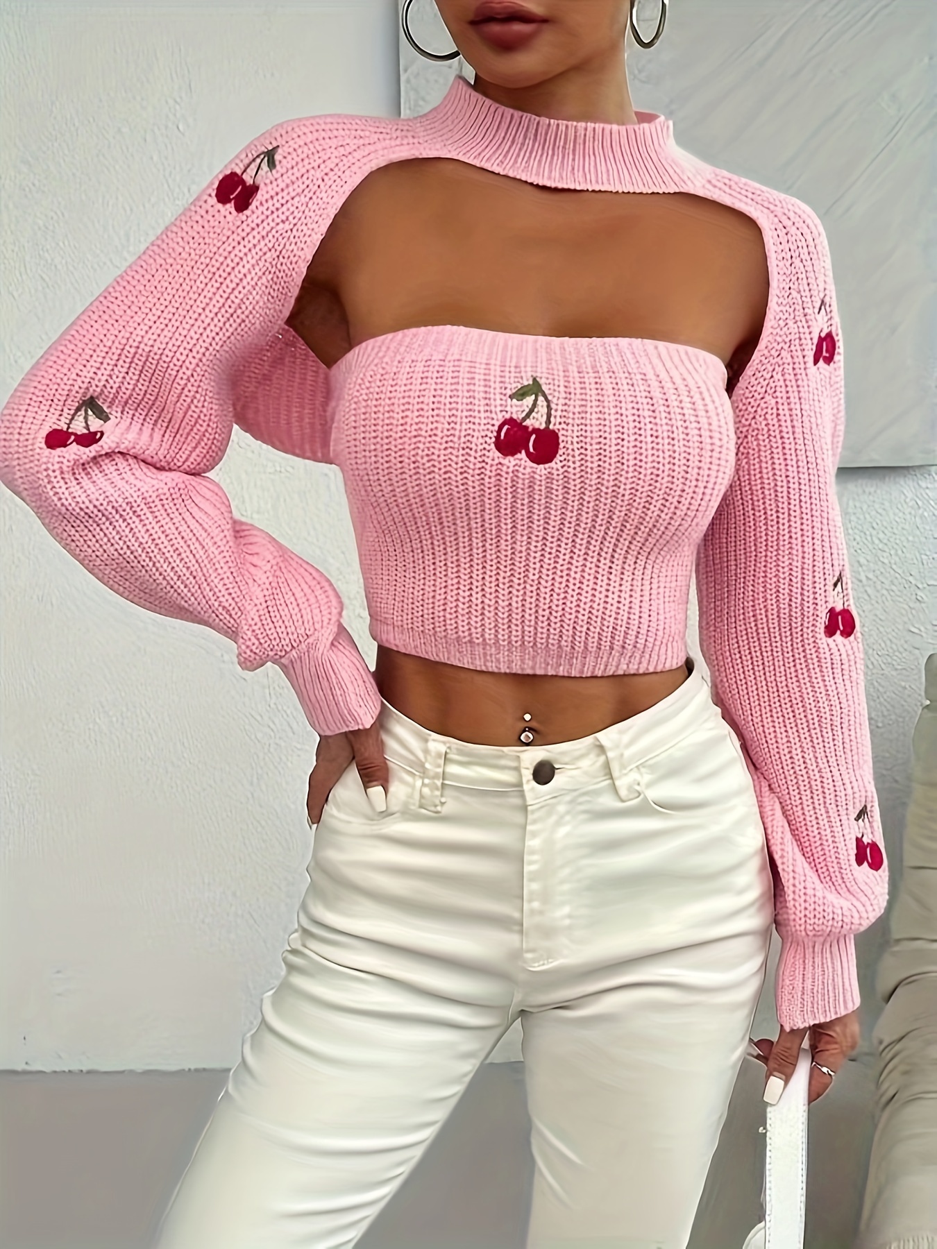 Hand sewn crop top deals & sleeves