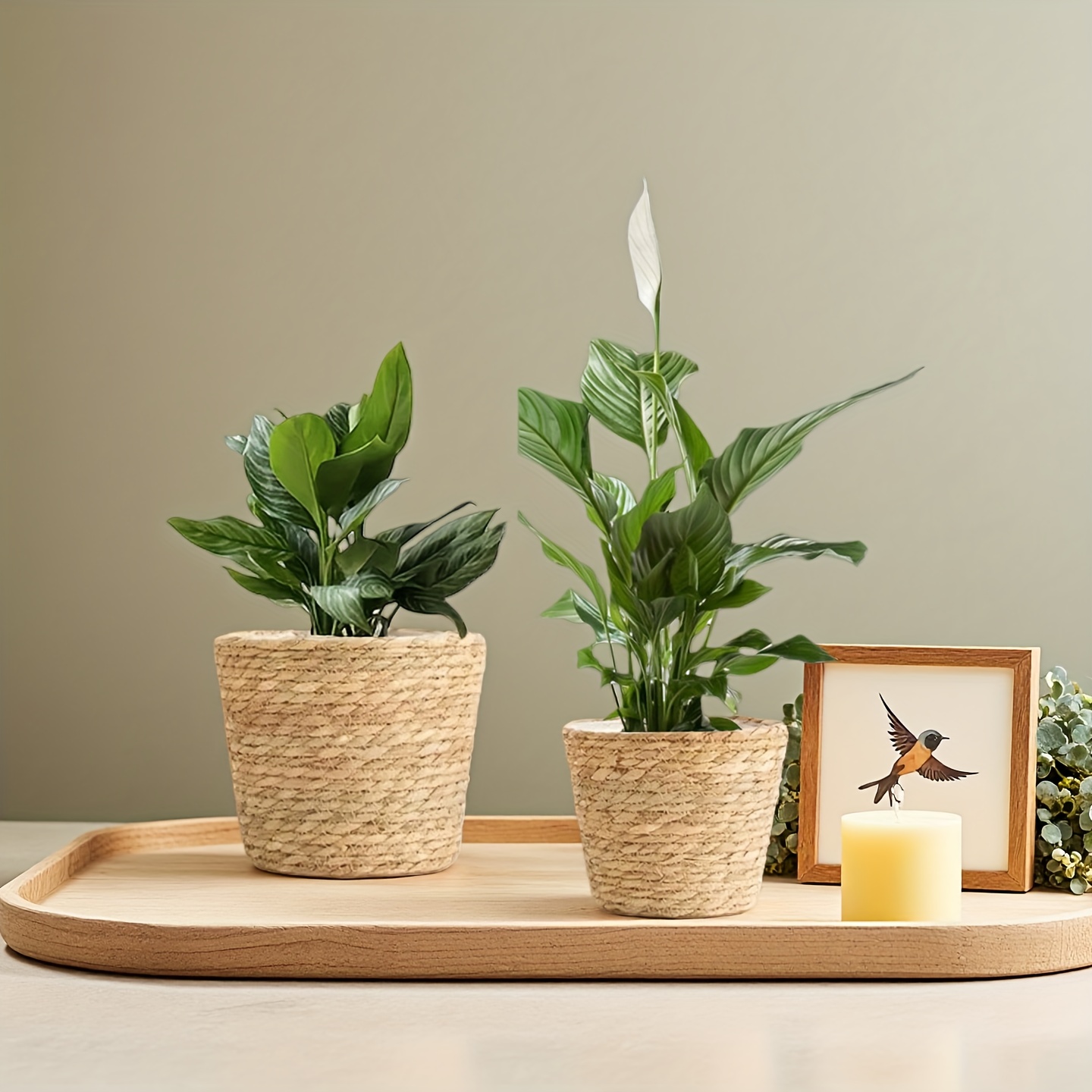 Image of Round Rustic-style Planter, Perfect For Small And Medium Plants – Great For Indoor And Outdoor Decoration