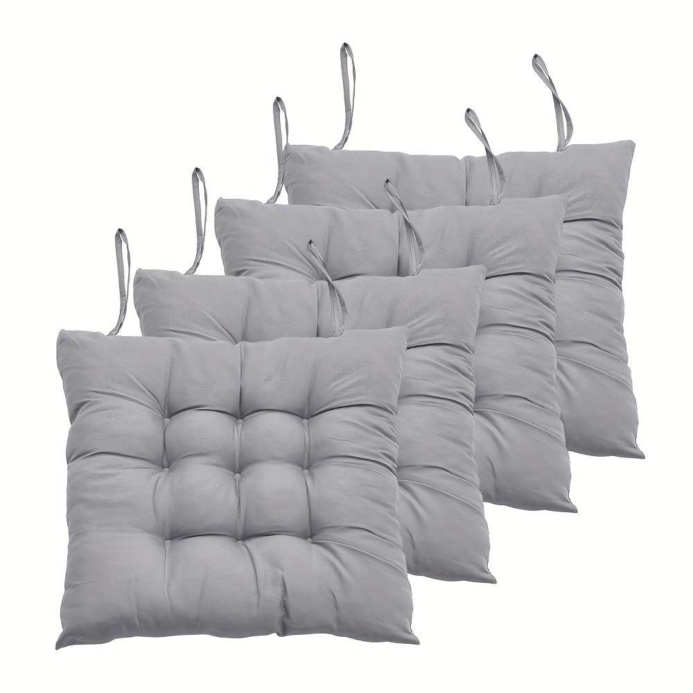 TEMU 4 Sets Of Garden Chairs Bench Cushions Cushions Office Cushions Cushions Cushions 40*40cm, Fantasy Theme, , Hand Wash Only, Seamless Stitching,