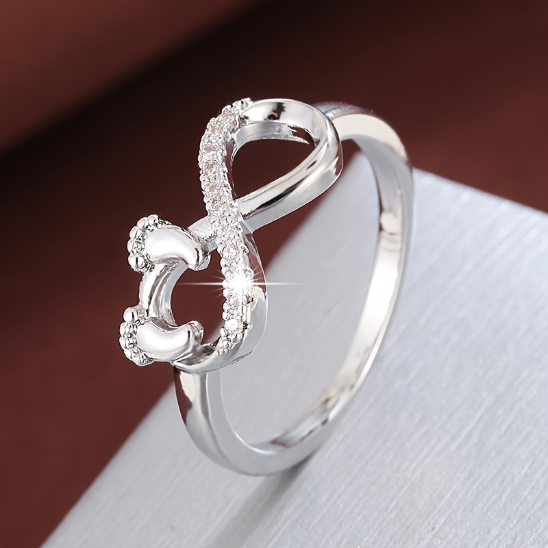 Women's Elegant Golden-Tone Chic Toe Ring with Zirconia