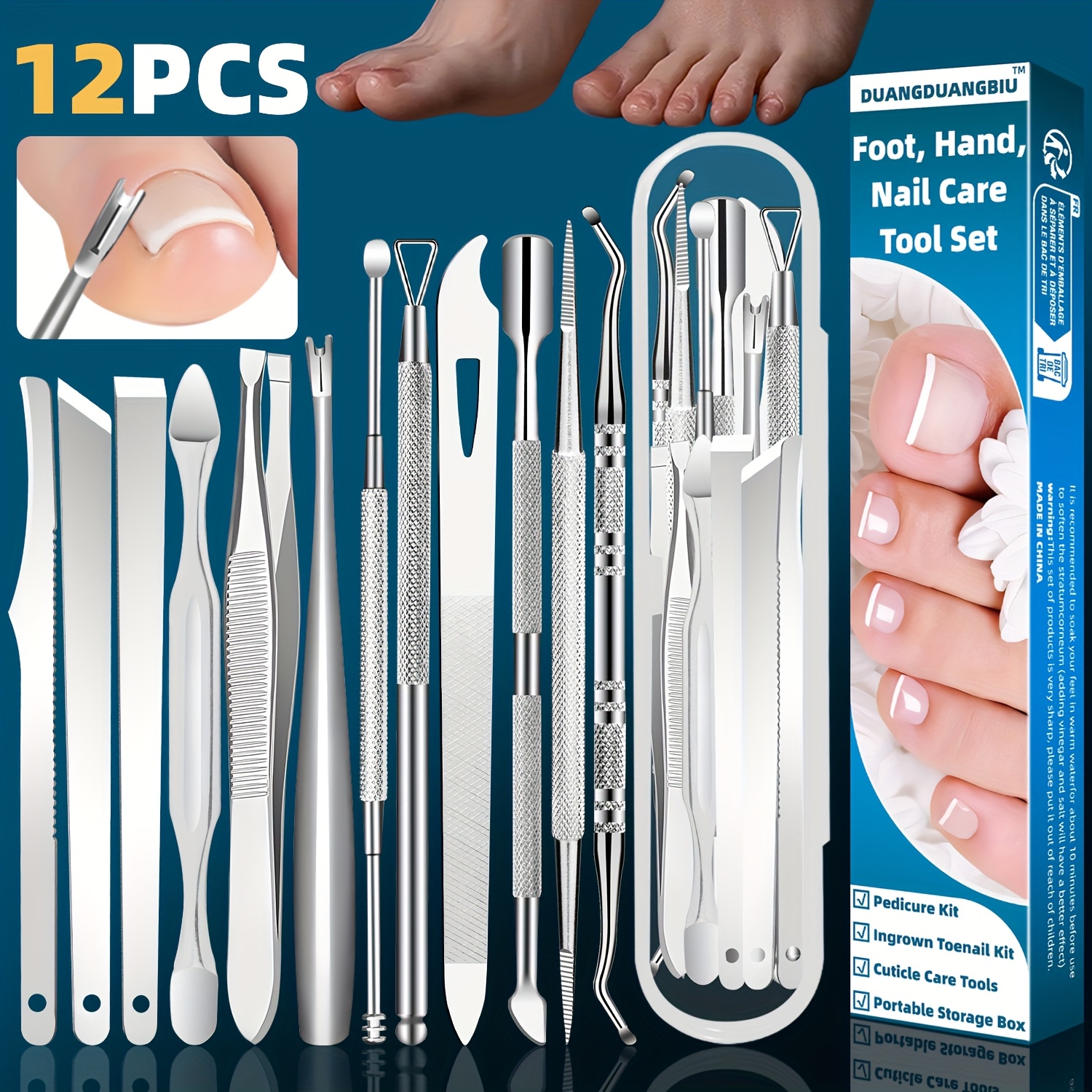 ingrown toenail tool kit sold on Temu Philippines