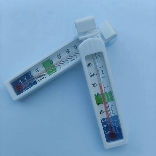 1pc mini fridge thermometer 1 c small indoor outdoor temperature humidity monitor white simple a must have for home kitchen car use