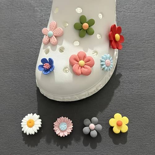 10pcs vibrant cartoon charms durable for clogs sandals slippers your beach style with catching buckles
