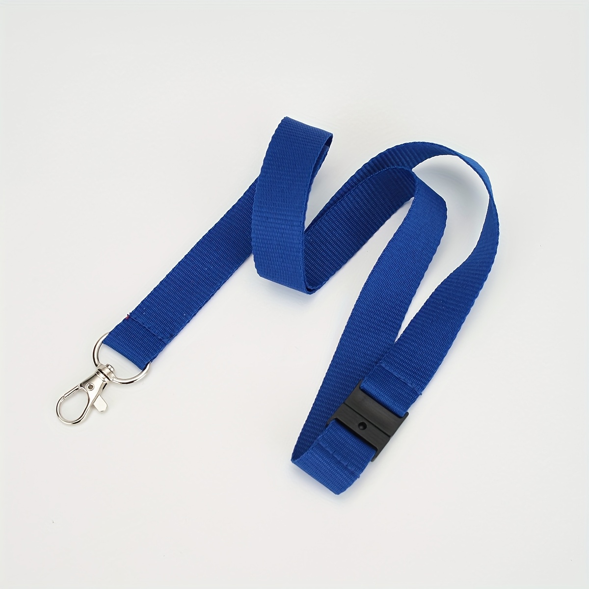 Image of 2d 6-color Solid Color Mobile Phone Lanyard, Certificate Lanyard, Badge Lanyard, White Lanyard, Keychain Lanyard, School Lanyard, Polyester Lanyard