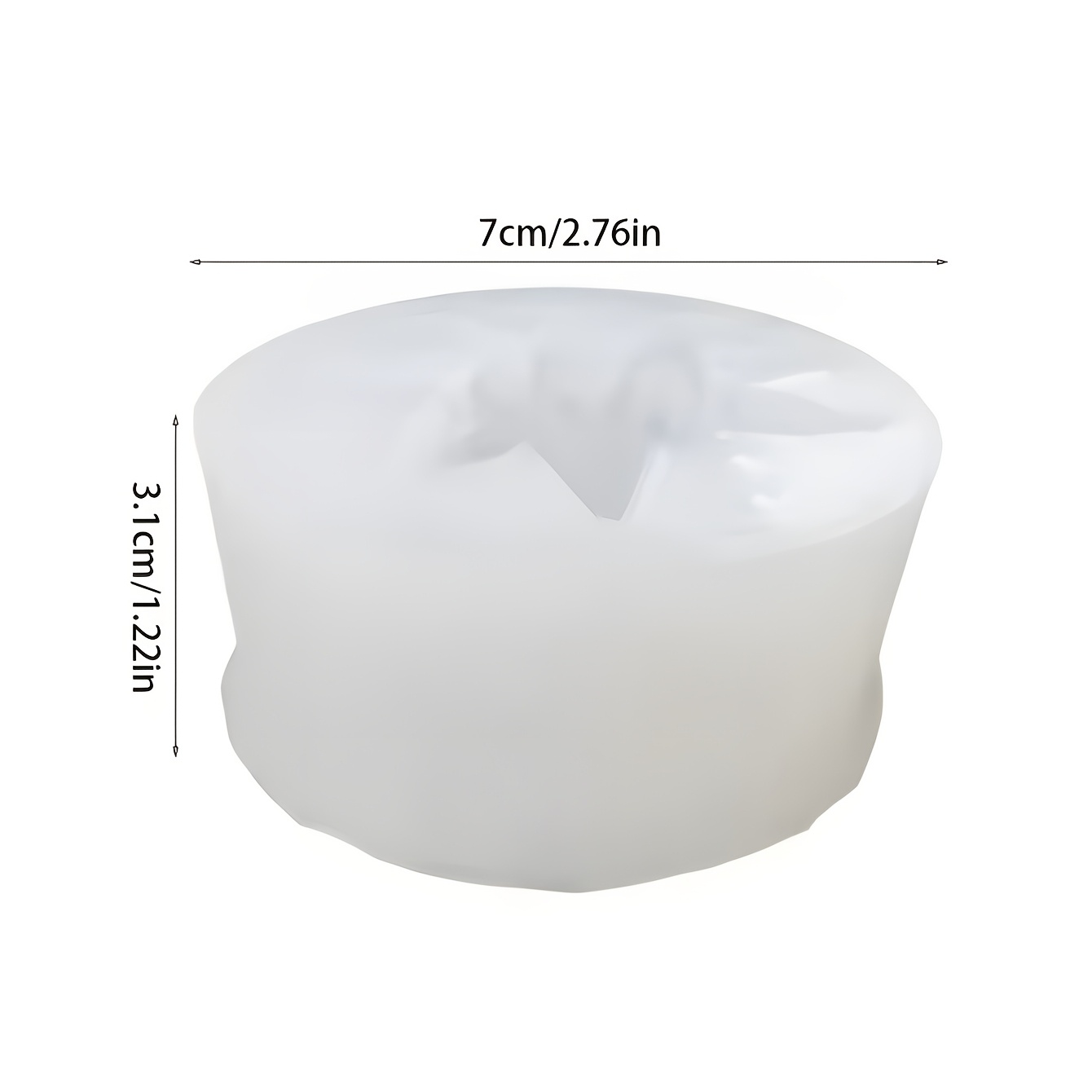 E-shop Silikonform zur Herstellung von 3D-Kerzen in Form von Gänseblümchenblüten und Blättern, geeignet für Projekte, Seife, Gips und Harz. Ideal zur