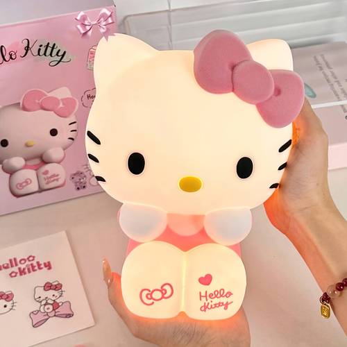 pink usb night light silicone touch turns on 2 level adjustable 3 remote control built in 1200mah battery supports usb charging for decoration bedroom sleeping daily or birthday gifts