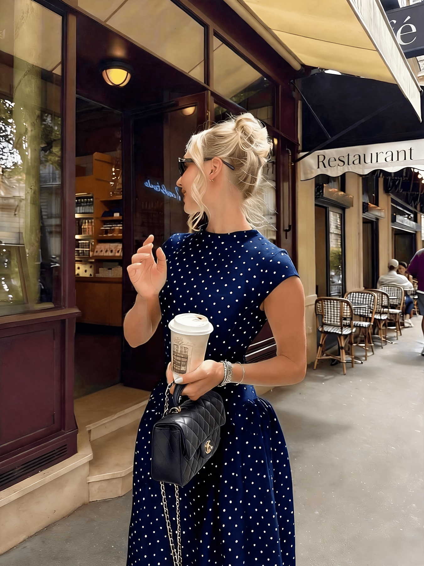 polka dot   party dress round neck sleeveless maxi dress suitable for festivals and   occasions ideal for the office leisure vacation shopping and parties