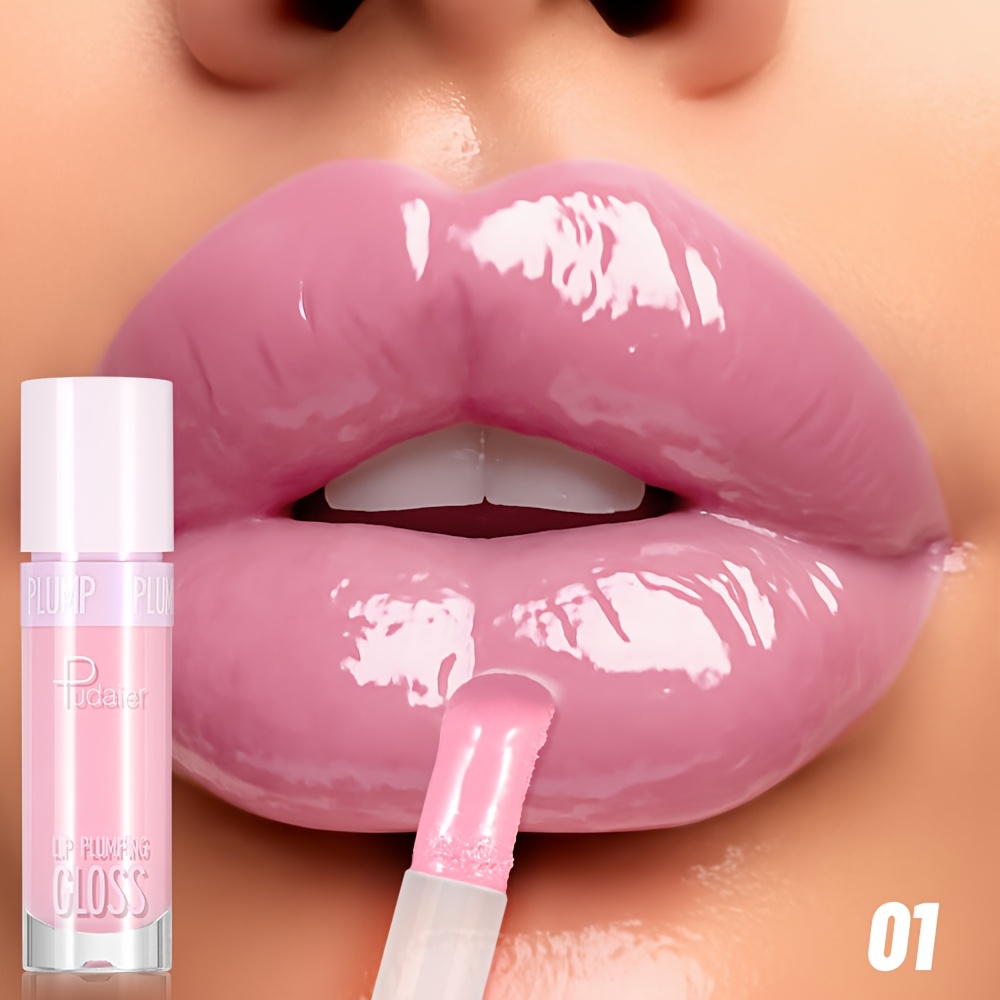 Image of 1pc, 14-color Moisturizing Lip Gloss Lip Balm, Waterproof And Long-lasting, , A Sexy Lip Look. Suitable As A Gift For Women On Special Occasions