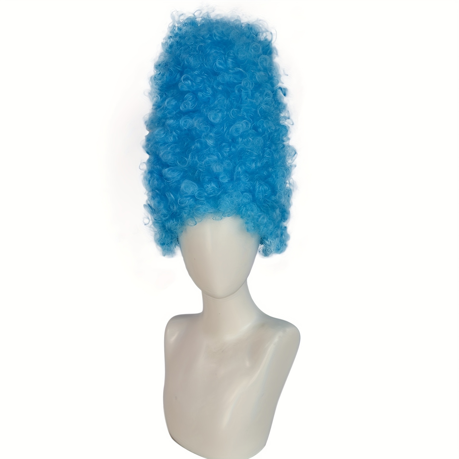 * * Synthetic Cosplay Wig with High Hat - Fluffy Afro Style for &amp; Costume Parties - Lightweight &amp; Versatile * Hair Types, Cosplay Accessory | * Wig | Durable Synthetic Cap