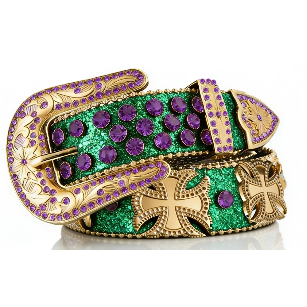 bling belt sold on Temu United States display picture 3
