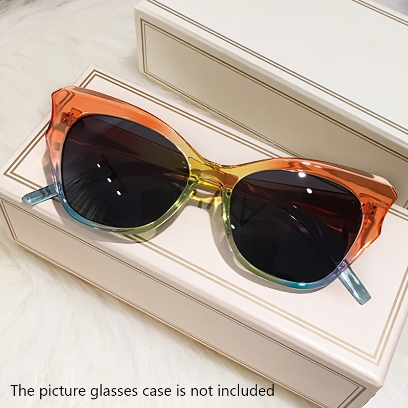 

Candy Color Cat's Eye Stylish Gradient Color Y2k Glasses Vintage Holiday Accessories Glasses