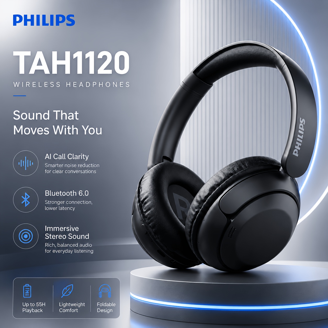 Philips TAH1120 AI Noise Reduction