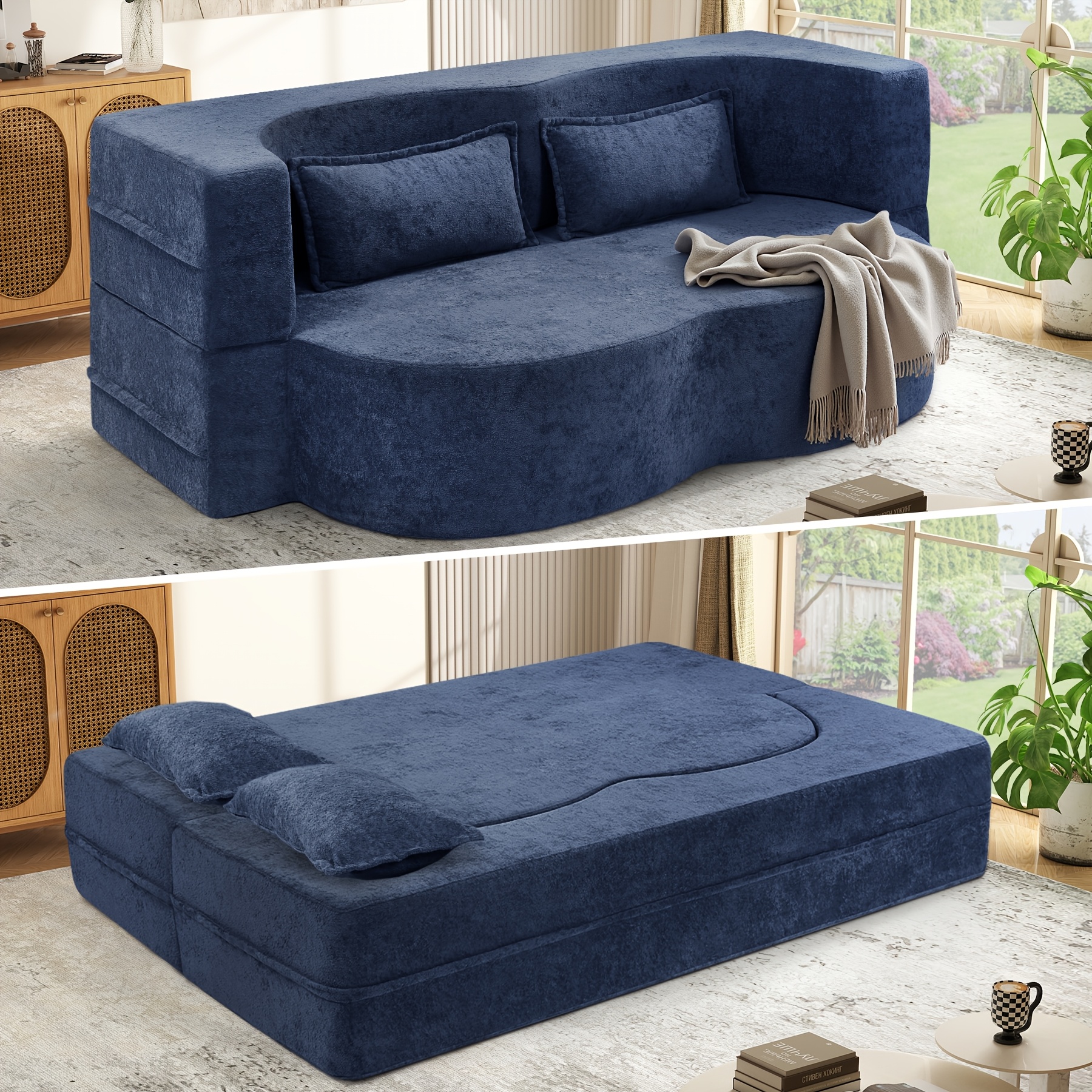 Convertible Folding Sofa Bed, 78
