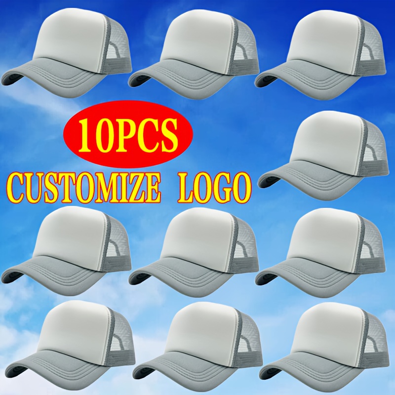 10 Free Custom Logo Mesh Trucker Hats in 18 Colors