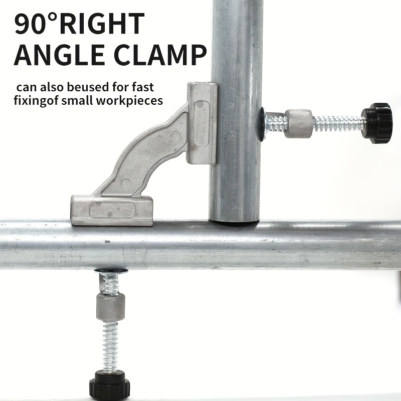 

Versatile Aluminum Alloy Right Angle Clamp - 90° Swing Jaw For Woodworking, Diy Projects, Welding & Cabinetry