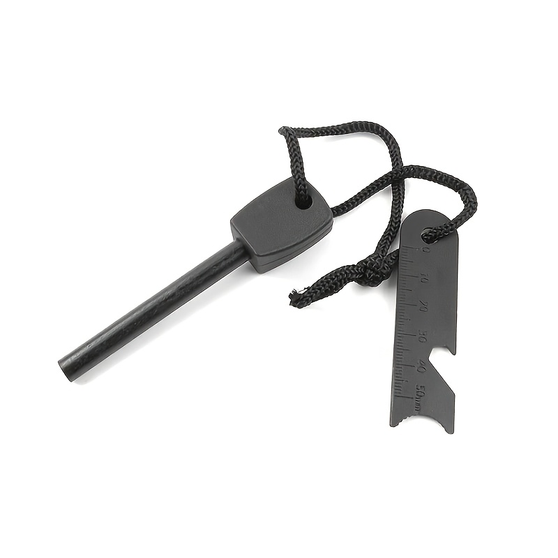 Large Solid Magnesium Rod Fire Starter with ABS Handle