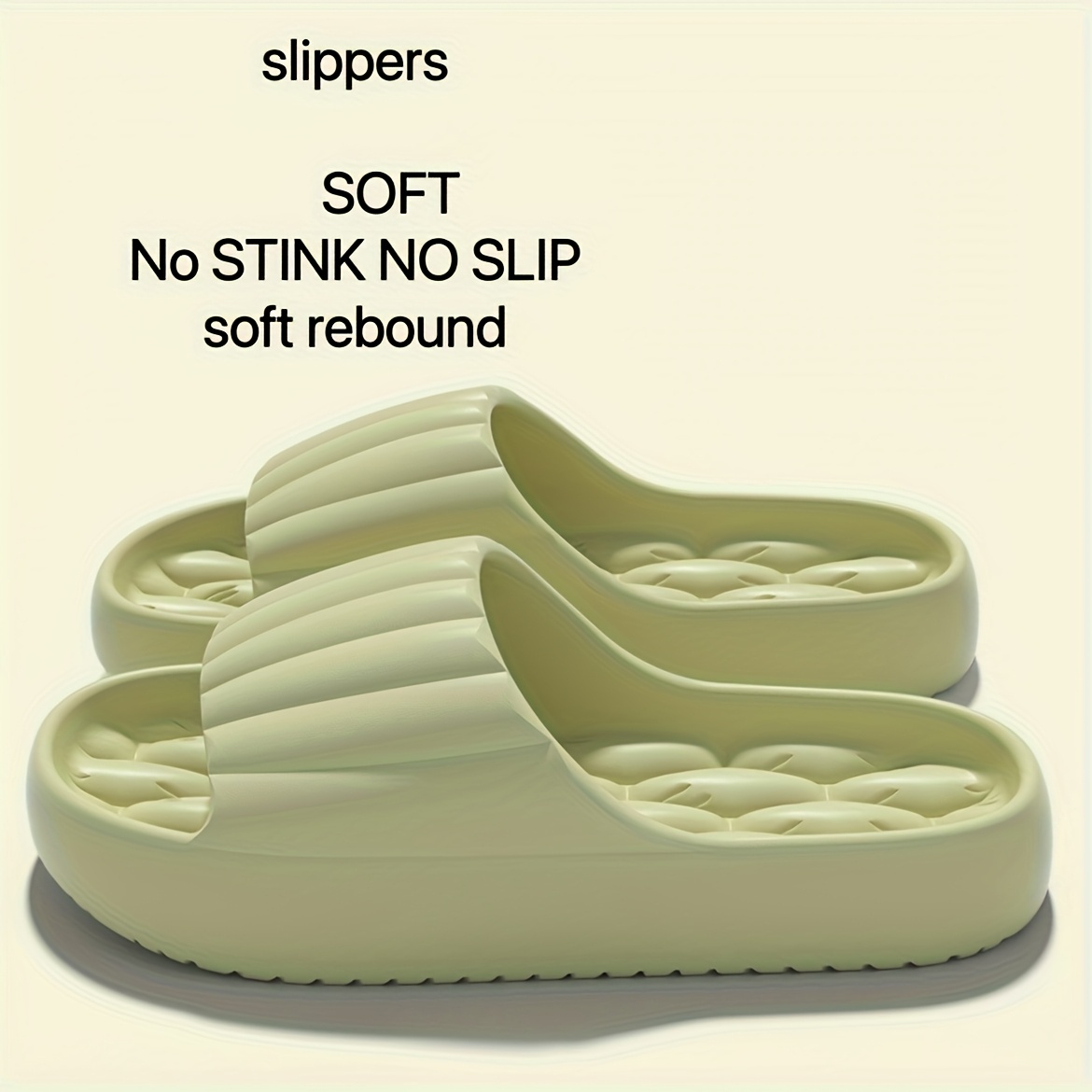 Ženske papuče sa debelim đonom od EVA materijala, neklizajuće, ležerne, za plažu i upotrebu u zatvorenom/na otvorenom, ženska obuća