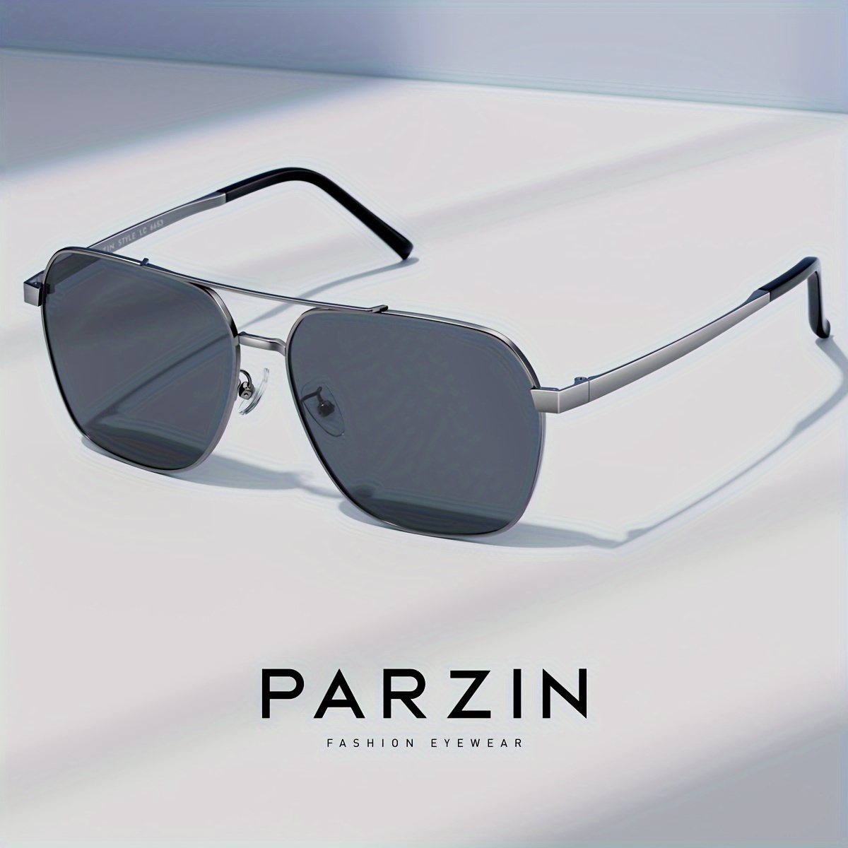 

Parzin, Premium Cool Trendy Polarized Glasses, Oversize Square Frame Double Bridges Retro Glasses, For Men Women Casual Business Outdoor Sports Party Vacation Travel Driving Fishing Supply Photo Prop