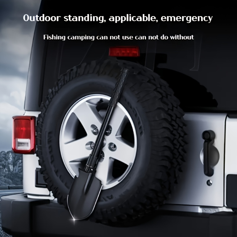 Tactical Folding Shovel with Compass for Camping