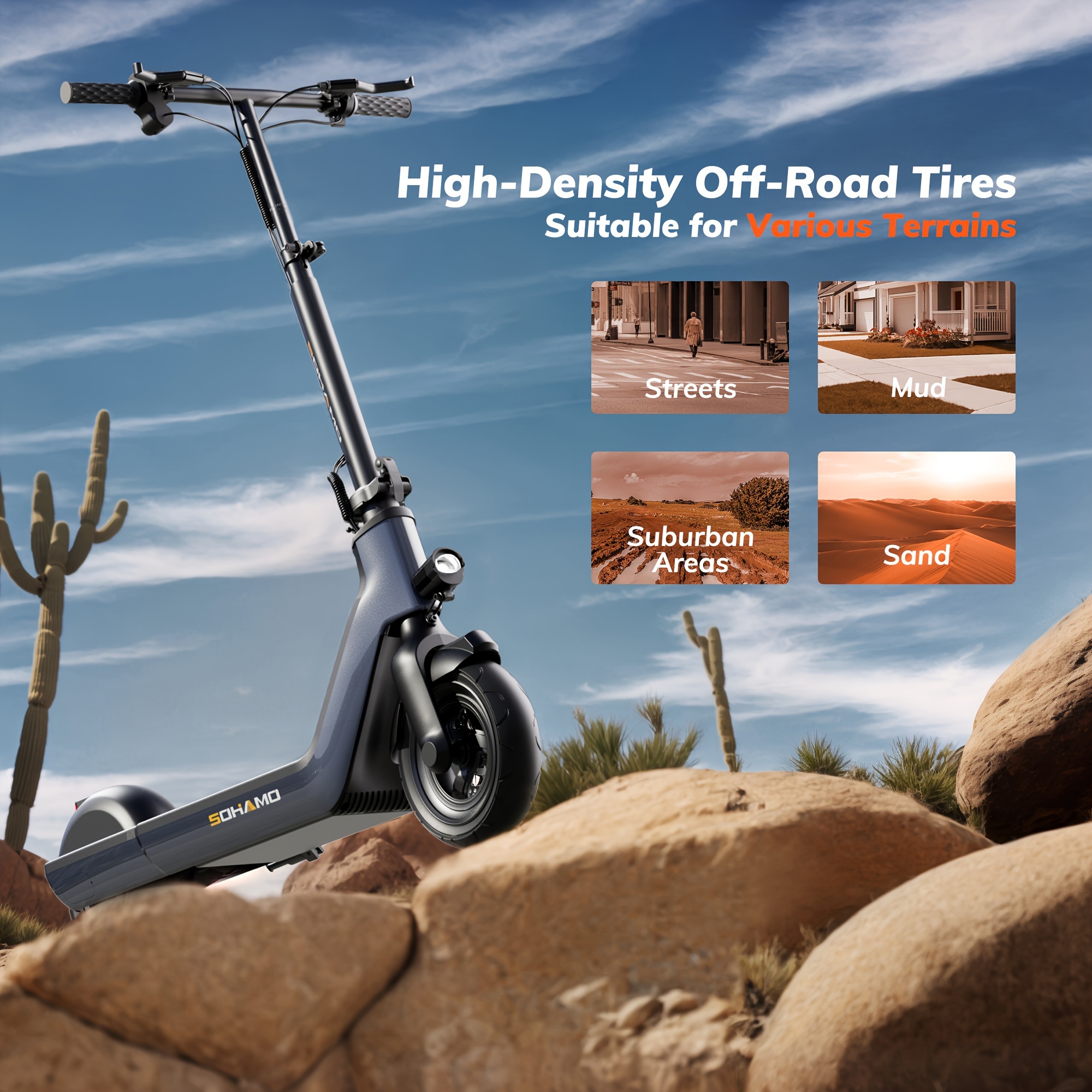 Electric Scooter Adults 20miles 36v 48v Tires Temu