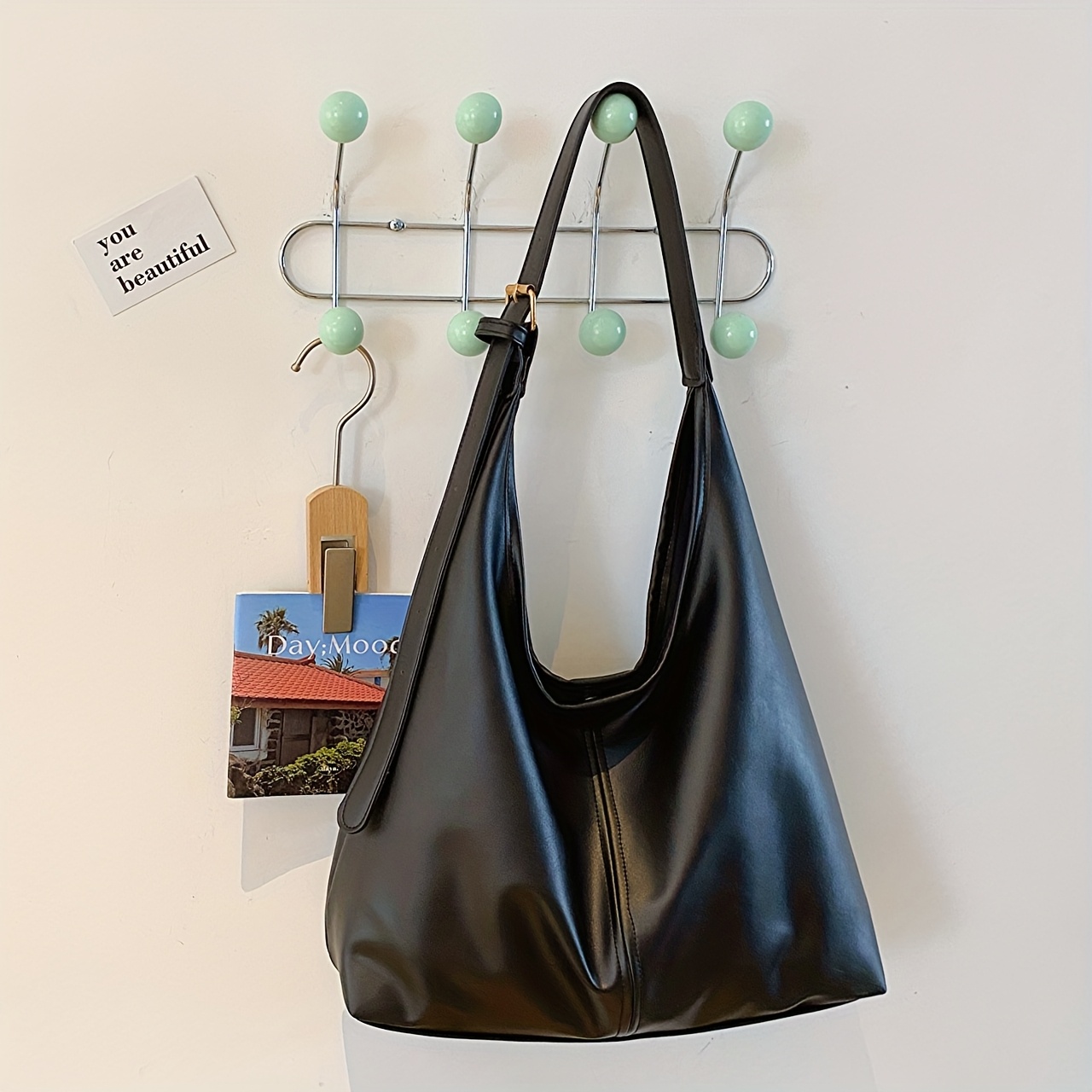 E-shop Retro Pendler Schultertasche für Damen, Trendige koreanische Version für 2025, Modische Unterarm-Tragetasche