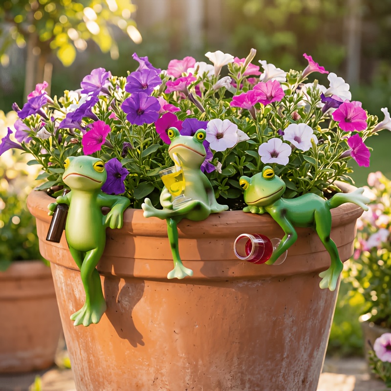 frog garden decor sold on Temu United States