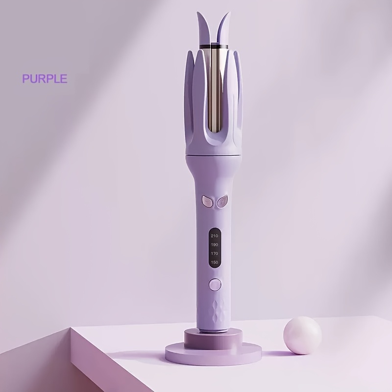 Image of Automatic Hair Curler, Auto Rotating Curling Iron With 3 Temp Settings, Anti-scald & Anti- Ceramic , Fast Heating, Portable Hair Waver For Travel