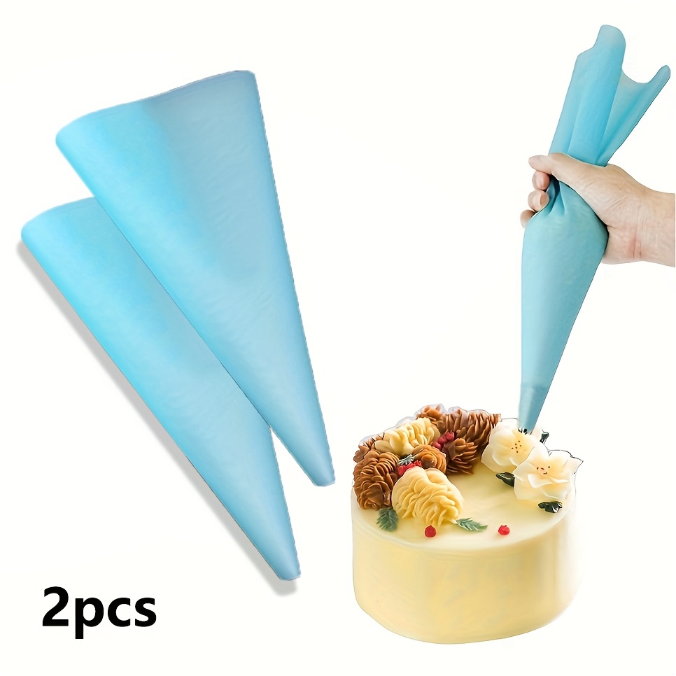 Image of 2-pack 16- Piping Bags For Baking, Noodles, Baby Food, , Jelly Beans, And Cake Decorating Cream