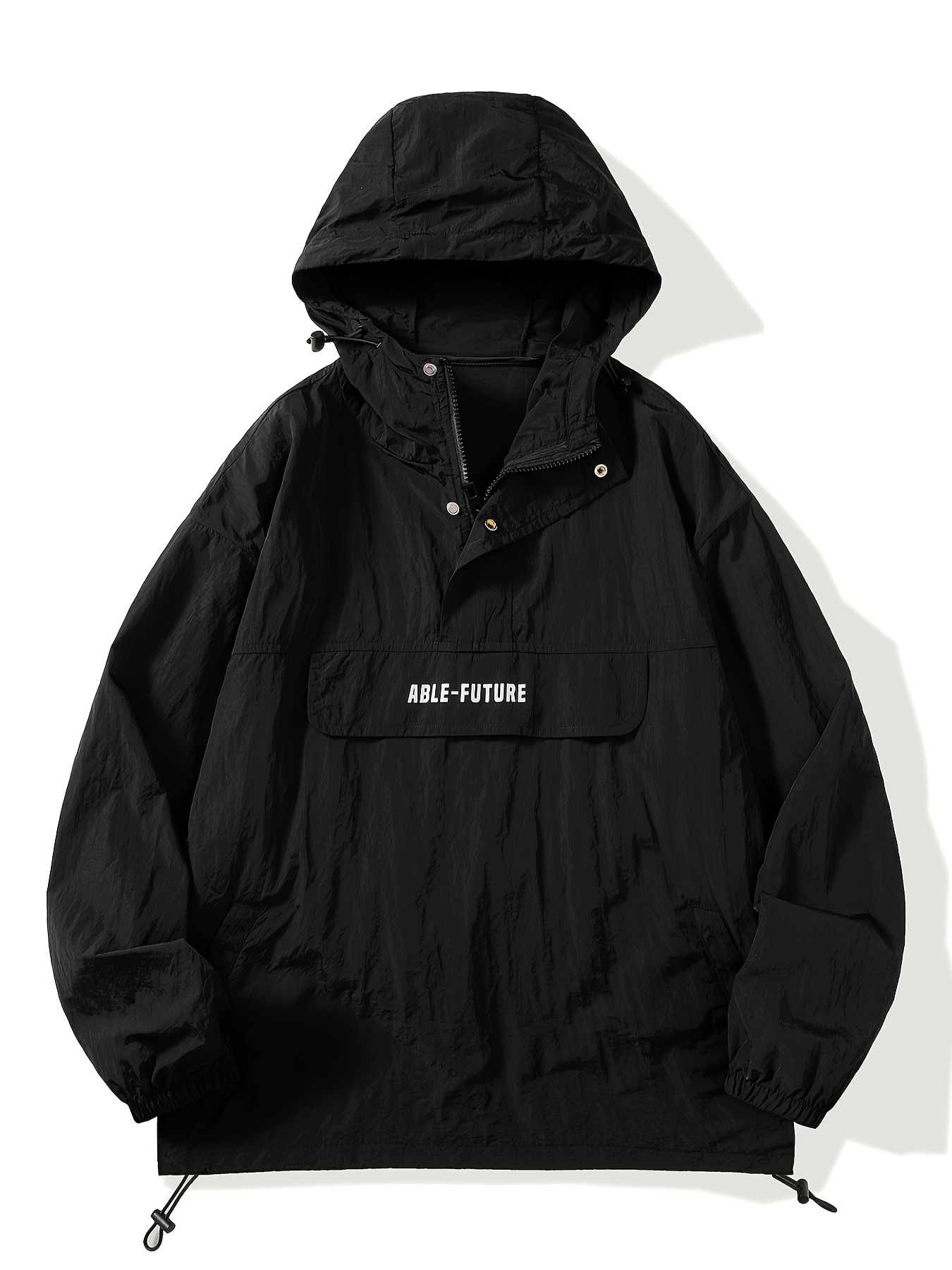 Supreme lightweight nylon hooded jacket
