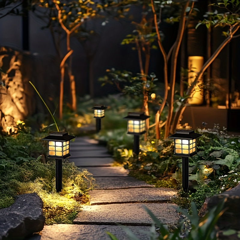 

Solar-powered Outdoor Lights - Multi-pack For Stairs, Patios & | Warm, White & Led Landscape Lighting For Christmas, Halloween & New Year Decor