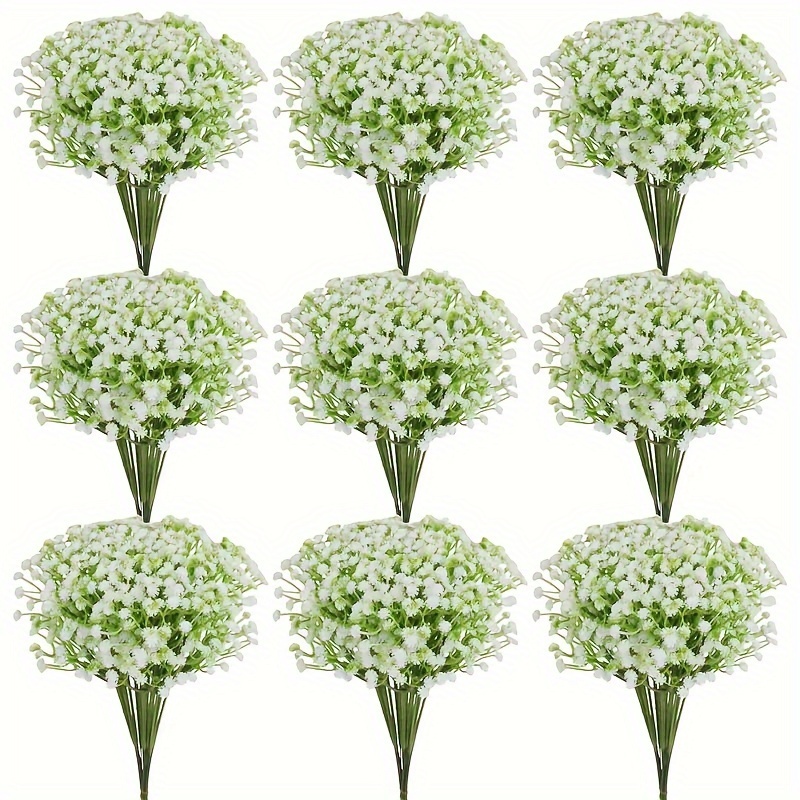 

70-piece Lifelike Artificial Baby Breath Flowers - Ideal For Weddings, Engagements & Home Decor | Versatile Faux Gypsophila Bouquets For Tabletops & Various Occasions