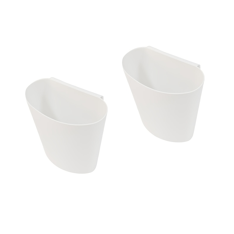TEMU [trolley Hanging Basket]2pcs Trolley Hanging Basket, Kitchen Cup Hanger, Multifunctional Suspended Storage Bucket, Utility Basket For Organizing