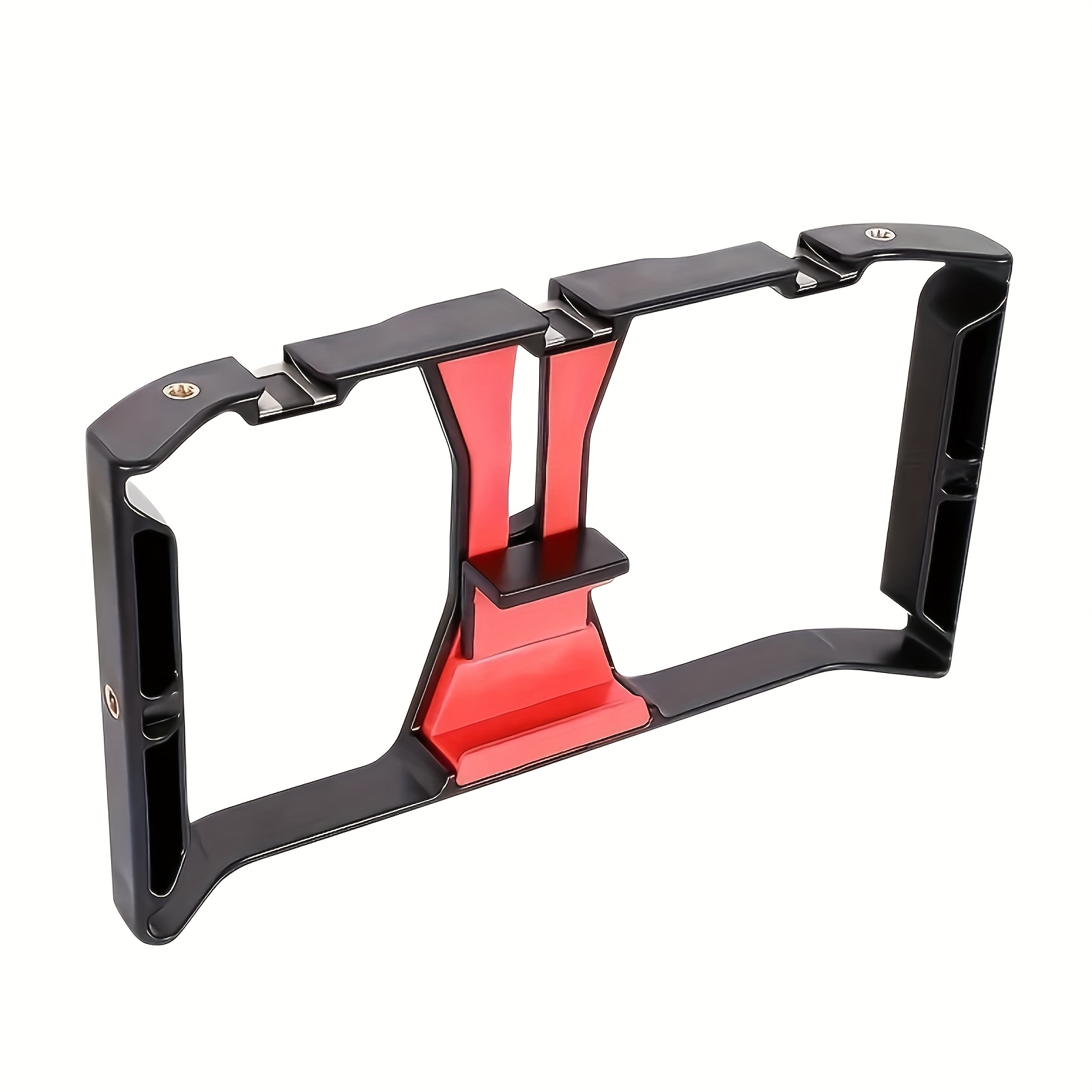 TEMU Stabilisateur iPhone avec support à main et trépied pour une vidéographie fluide, cage Vlog noire portable