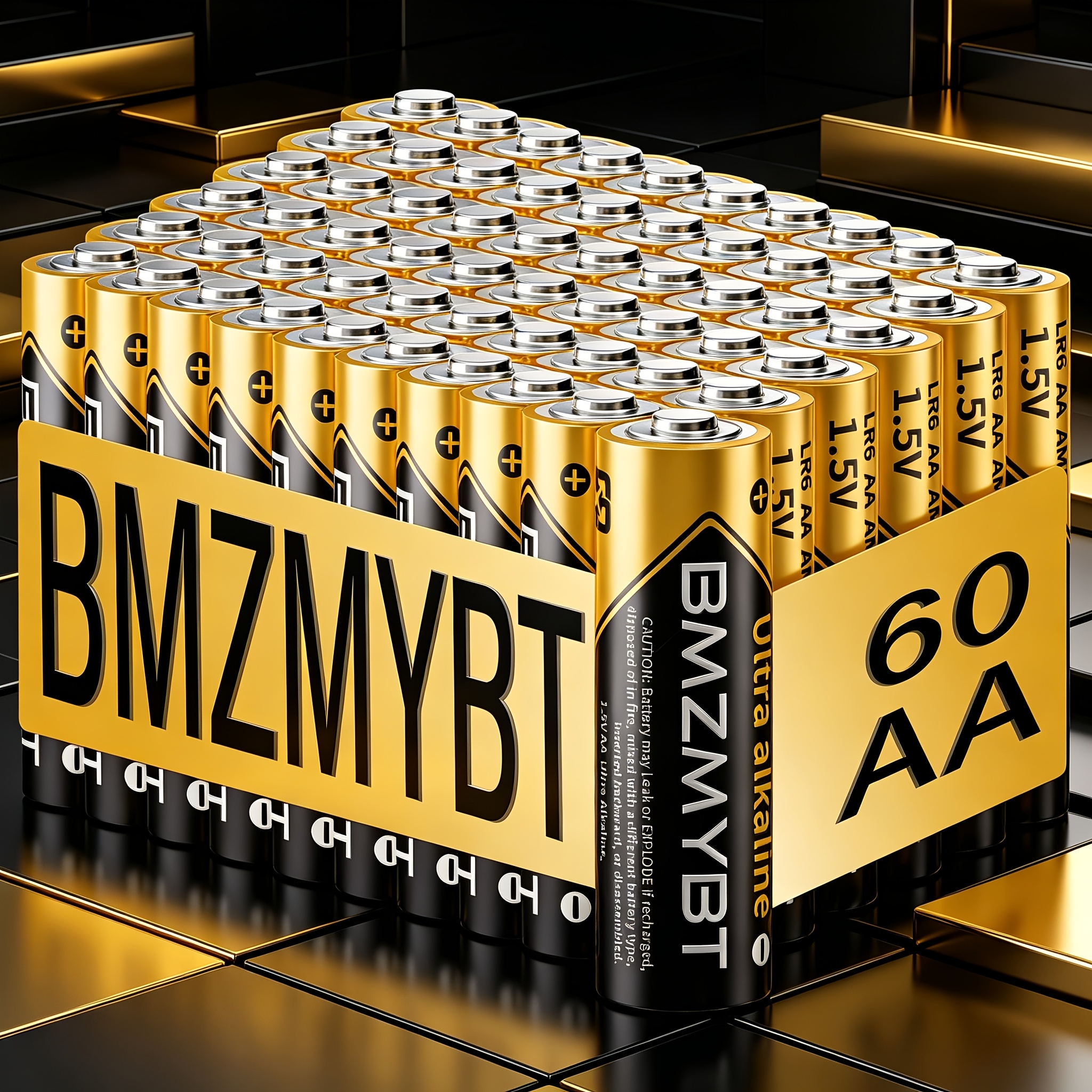 Image of 60pcs Aa Batteries | Long- For Toys, Remotes, Clocks, Radios, Flashlights, Keyboards, Mice & All Household Electronics