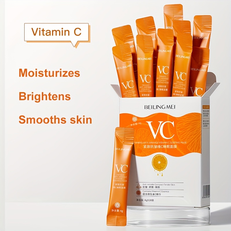 Vitamin C Sleeping Mask with Hyaluronic Acid for brightening and firming details 1