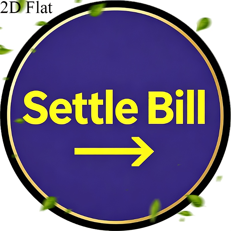 TEMU 2d Flat, 1pc 1pcs Bohemian Round Acrylic Wall-mounted Sign Suitable For Commercial Store Decoration, 8x8 Inch High-contrast Suitable For