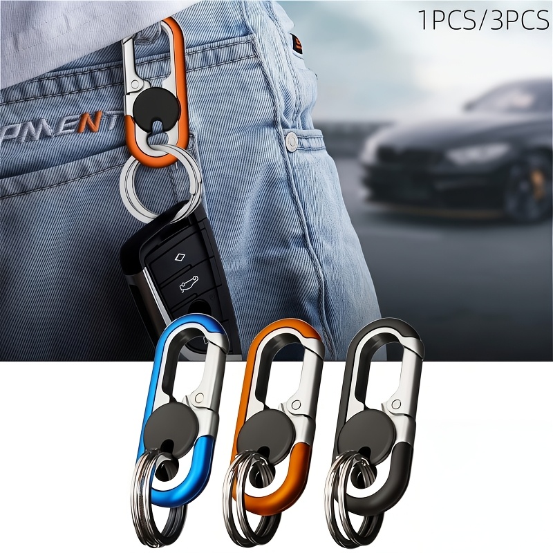 Kivssi Heavy duty key chain, Carabiner clip Car keychain Kivssi Heavy duty key chain, Carabiner clip Car keychain
