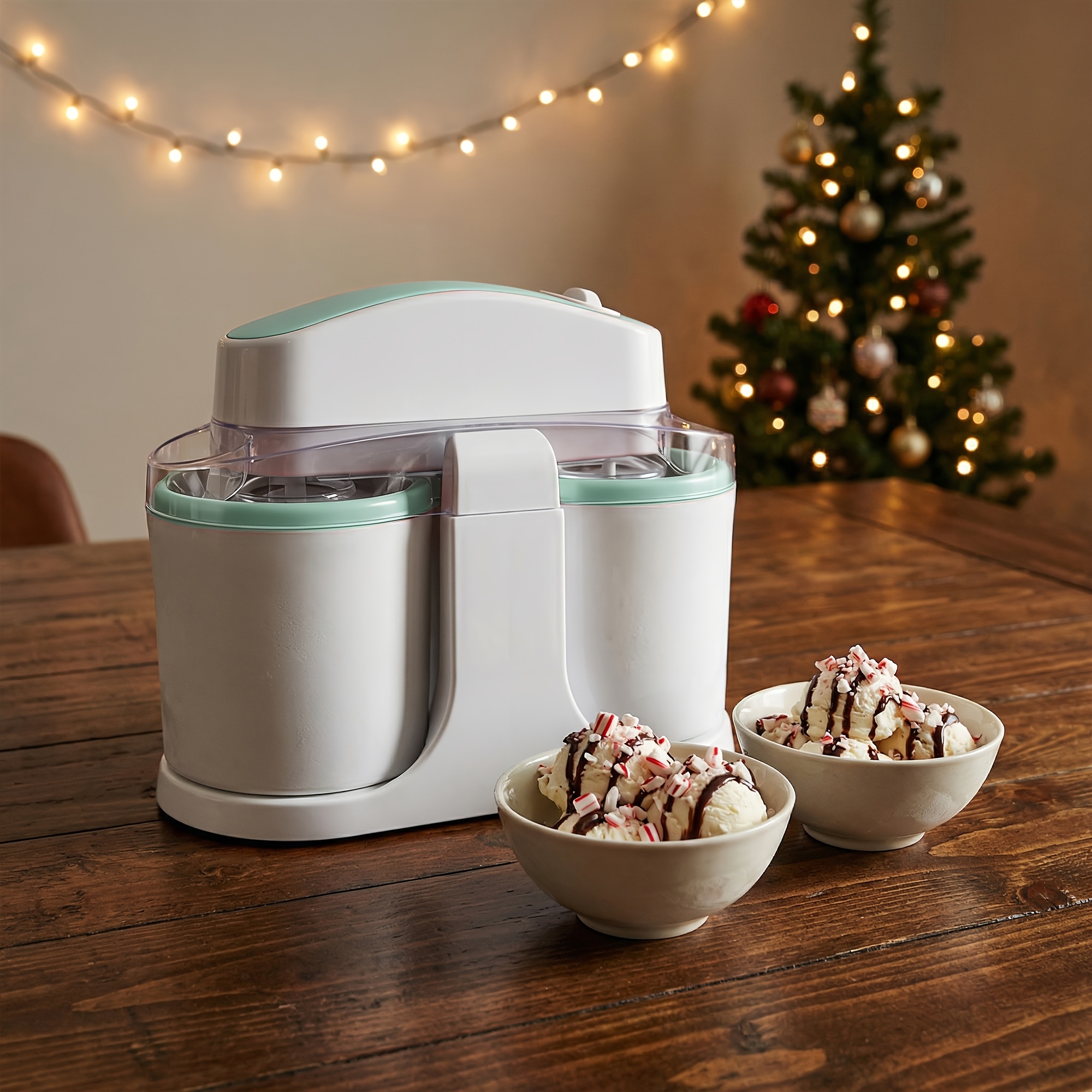 TEMU Cream Maker 1qt Perfect For Making Homemade Ice Cream, Smoothies And Yogurt Separate Design For Perfect Gift For The Holidays!